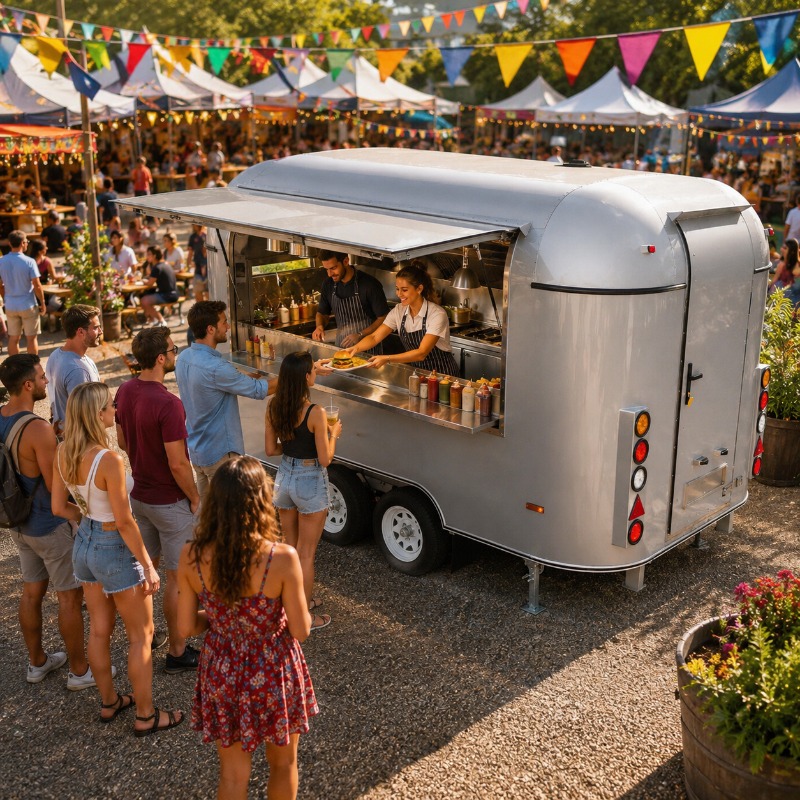 Coffee Tea Equipment - Food Truck Móvel com Cozinha Totalmente