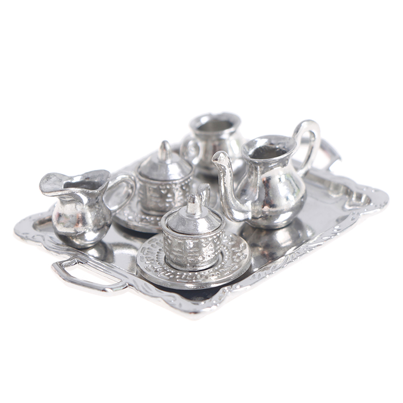 Coffee Tea Sugar Set - 10 pçs/set 1/12 casa de bonecas