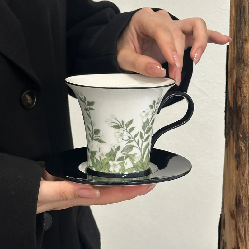 Coffee Jasmine Tea - Conjunto de Xícara e Prato de