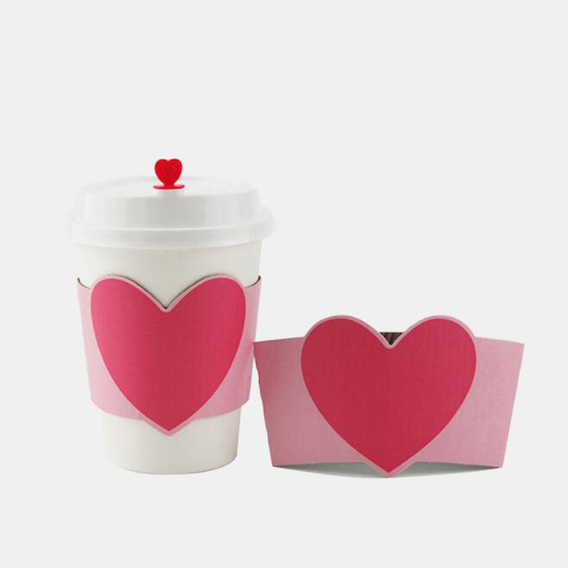 Coffee Tea Paper Cups - 100 pces luva descartável do copo