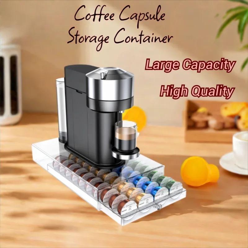 Coffee Capsule Holder - 40 pçs cápsula de café pod