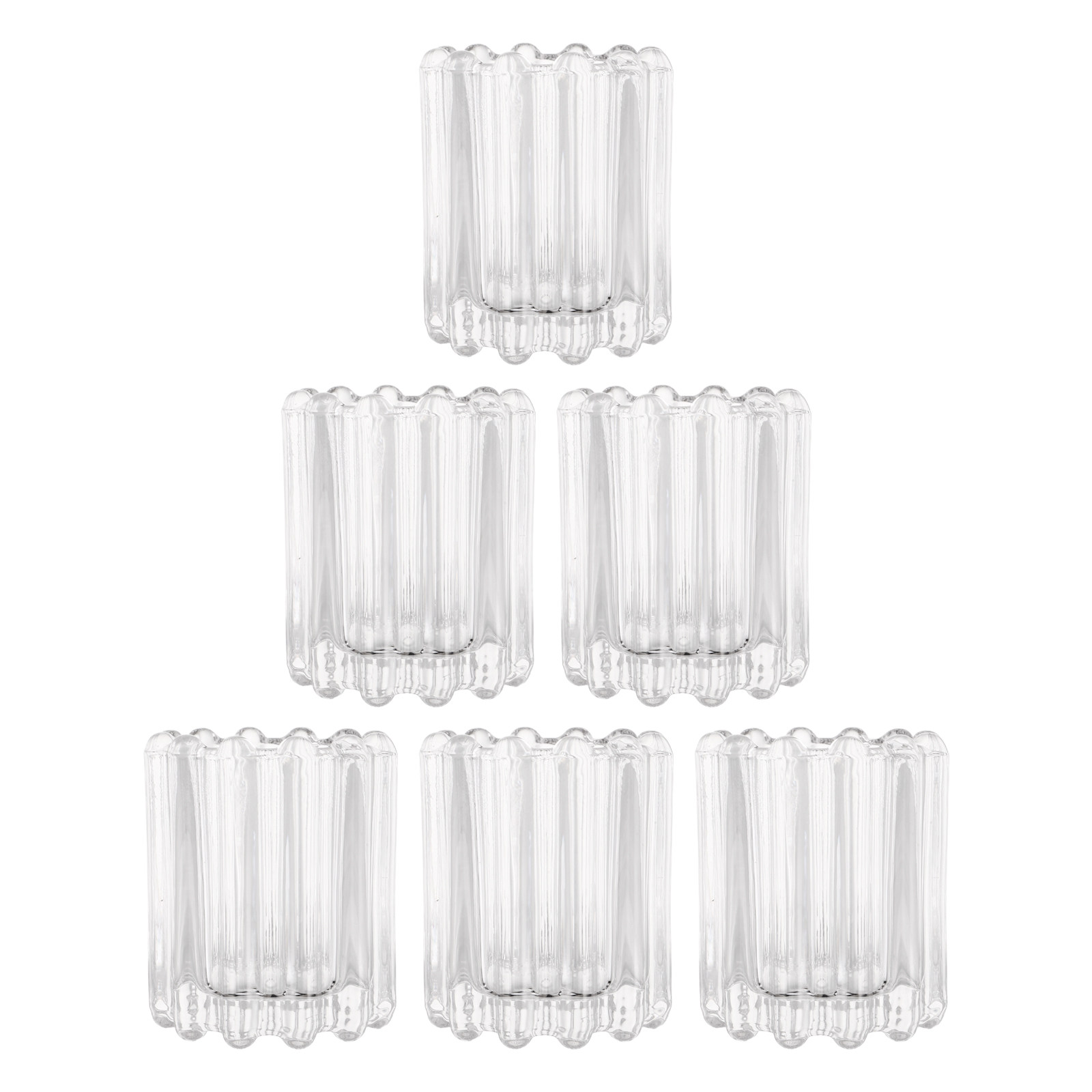 Coffee And Tea Glass - Conjunto de 6 Suportes de Vidro