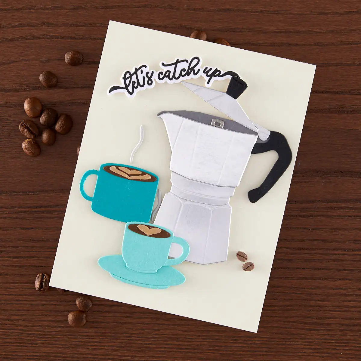 Coffee Tea Paper Cups - Cortadores de Metal Clássicos para Presente: