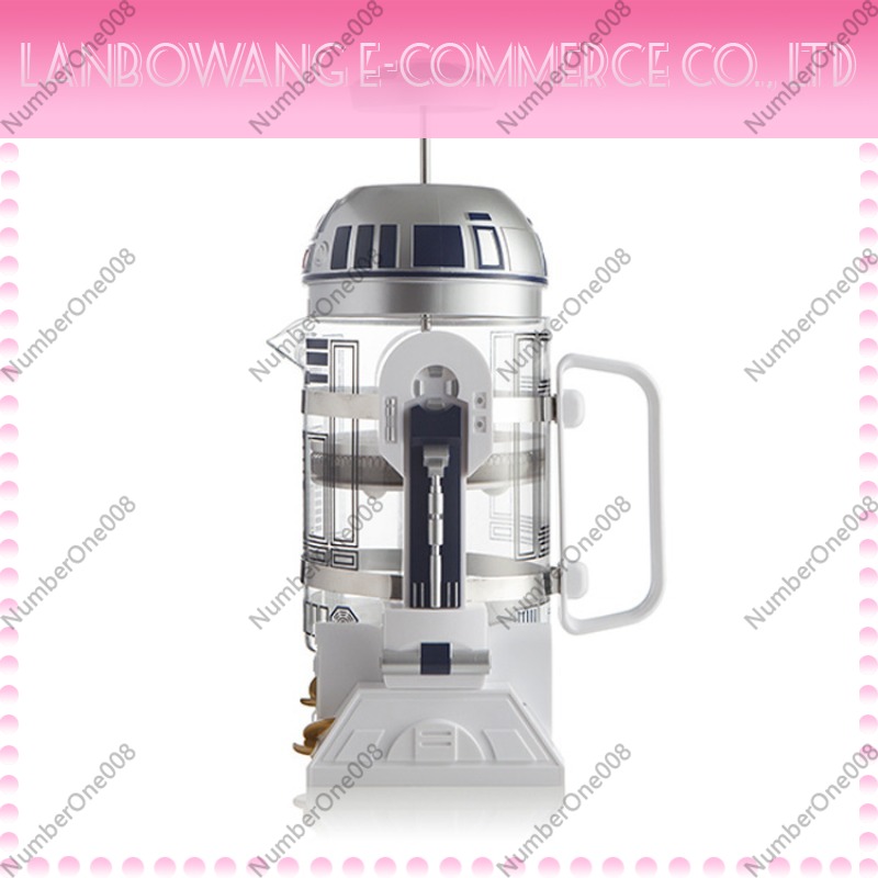 French Press Coffee & Tea - Cafeteira manual criativa em formato de