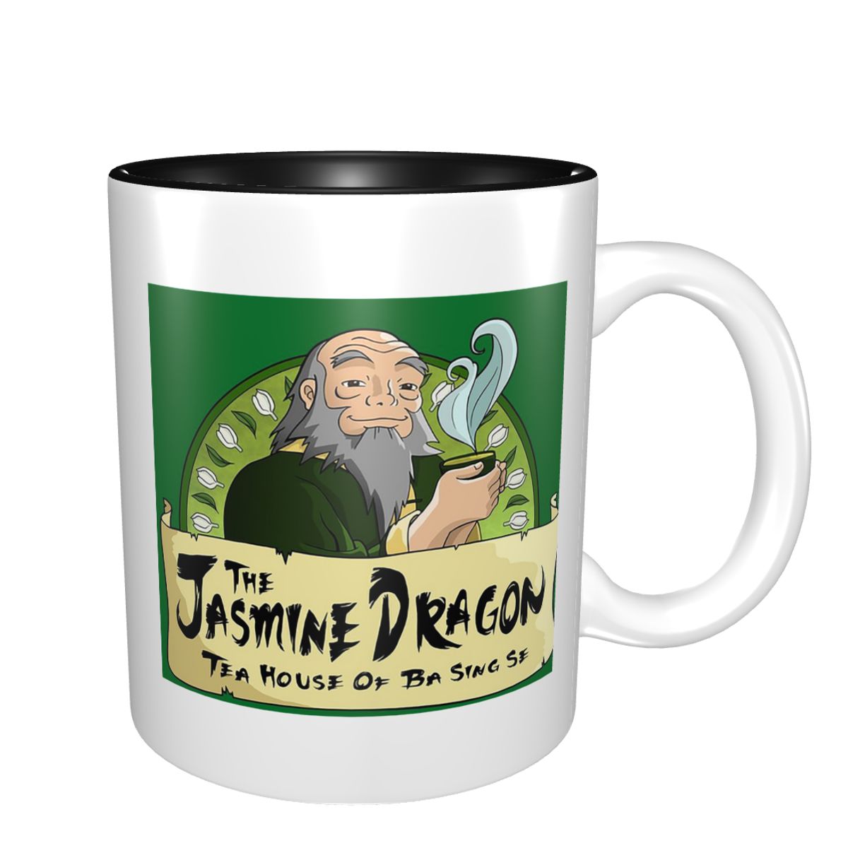 Coffee Jasmine Tea - Caneca Engraçada de Cerâmica Jasmine Dragon