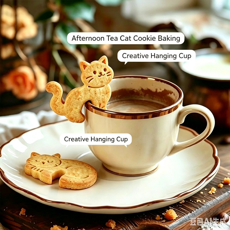 Coffee Tea Essentials - Cortador de Biscoitos de Gato em