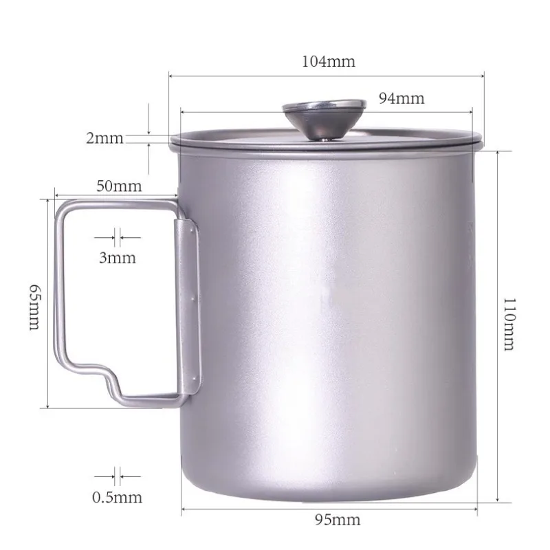French Press Coffee & Tea - Pote de imprensa de titânio puro