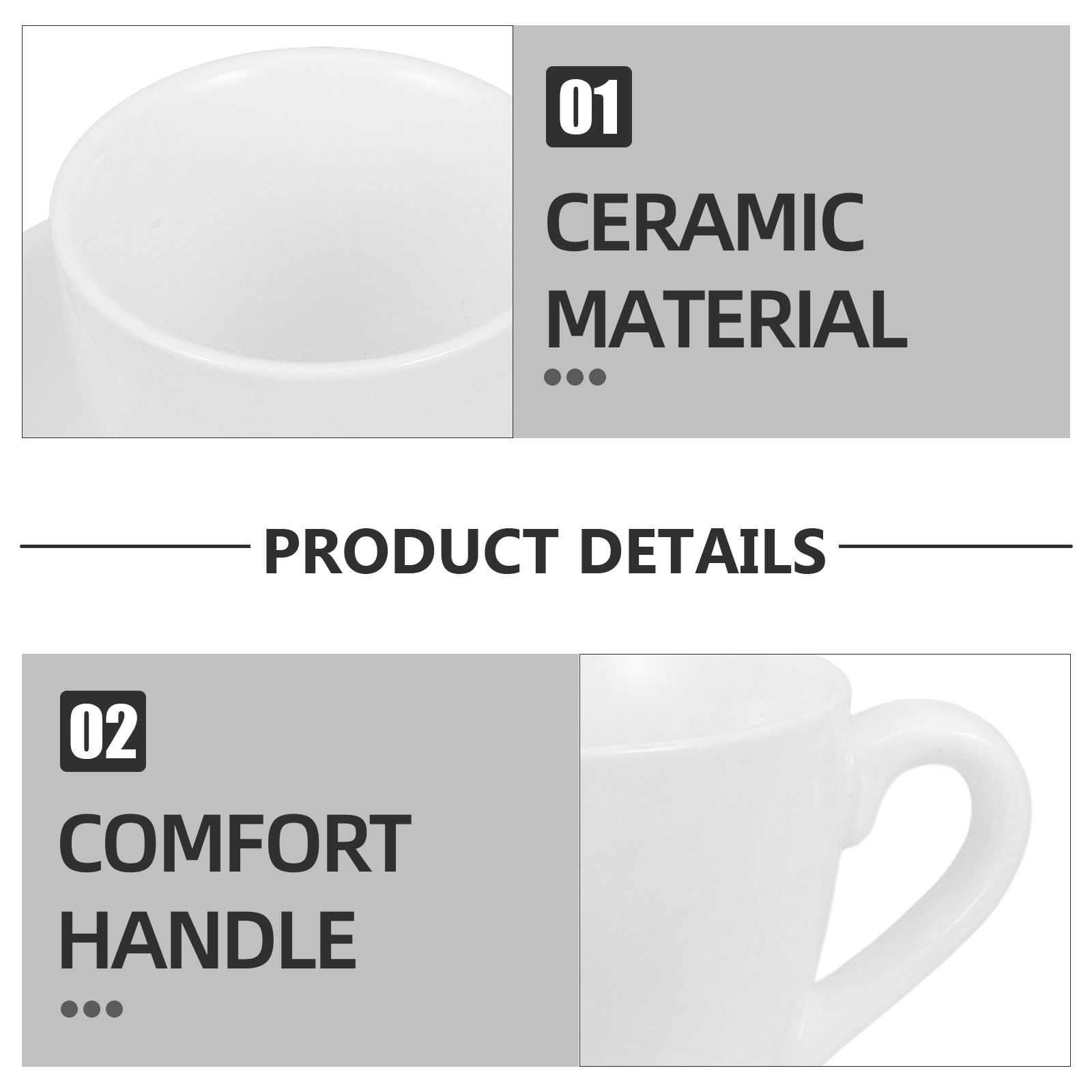 Conjunto de Xícara e Prato par - Coffee Tea Drink avaliação e preço