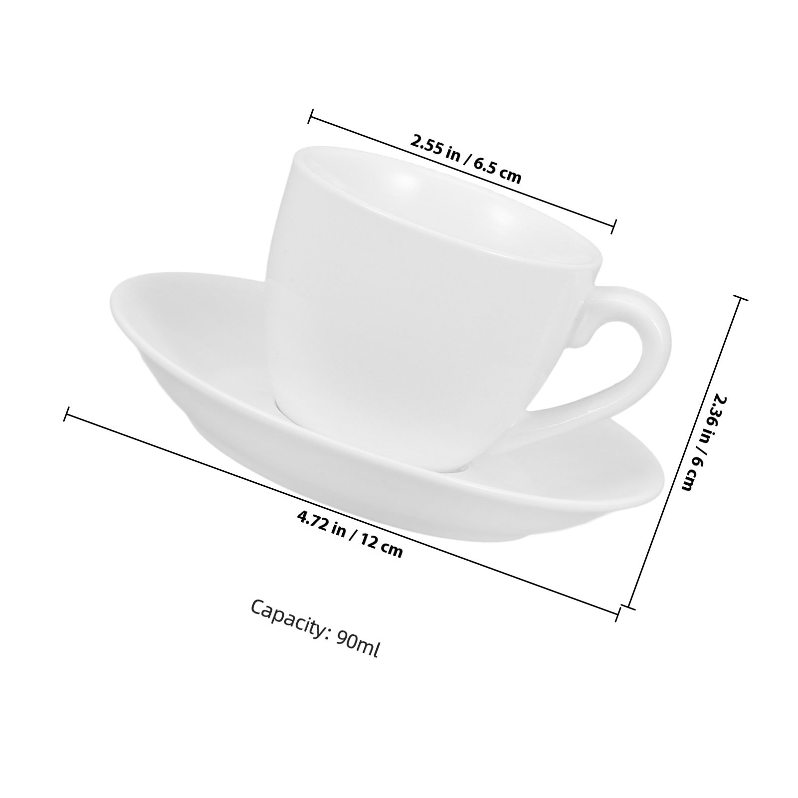 Conjunto de Xícara e Prato par - Coffee Tea Drink avaliação e preço