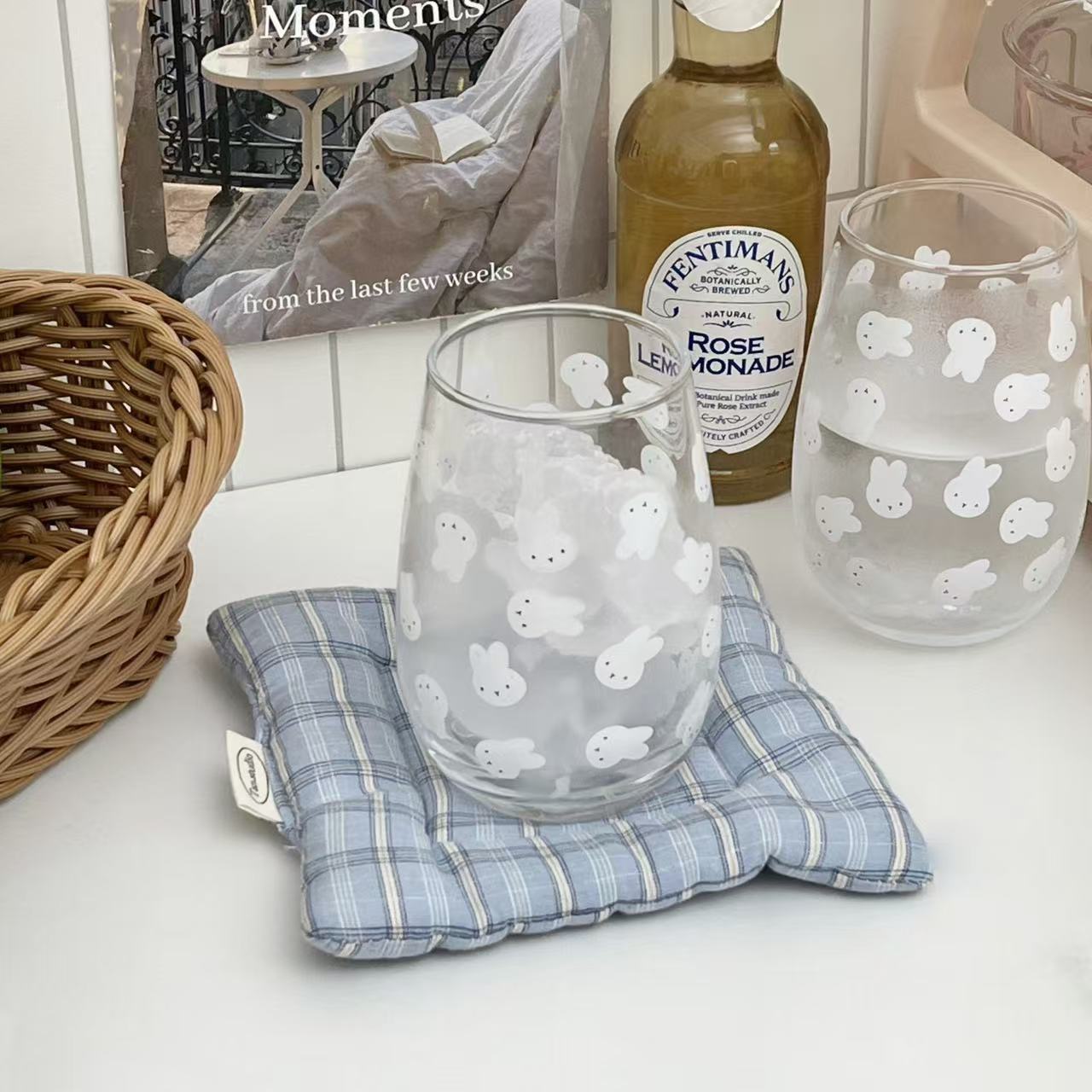 Copo de Vidro com Estampa do C - Coffee And Tea Glass avaliação e preço