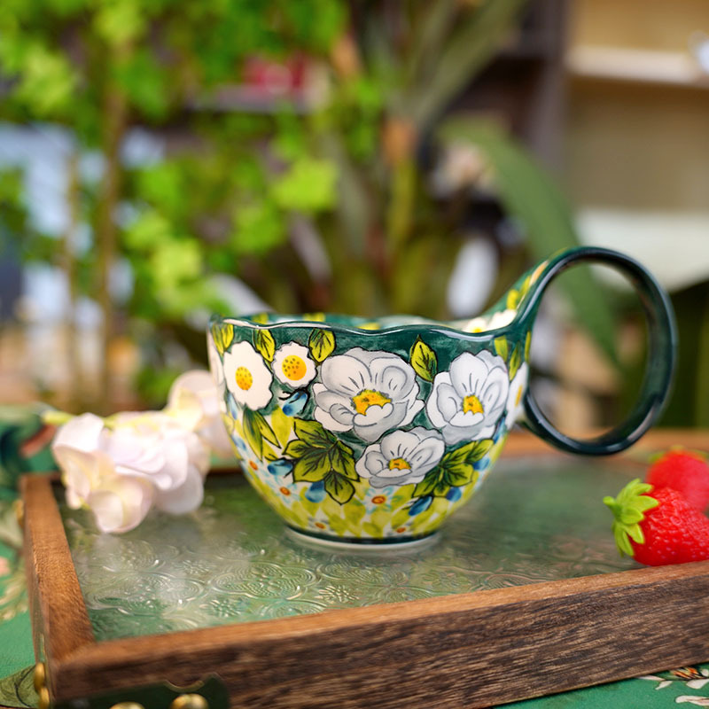 Caneca de cerâmica underglaze  - Coffee Jasmine Tea avaliação e preço