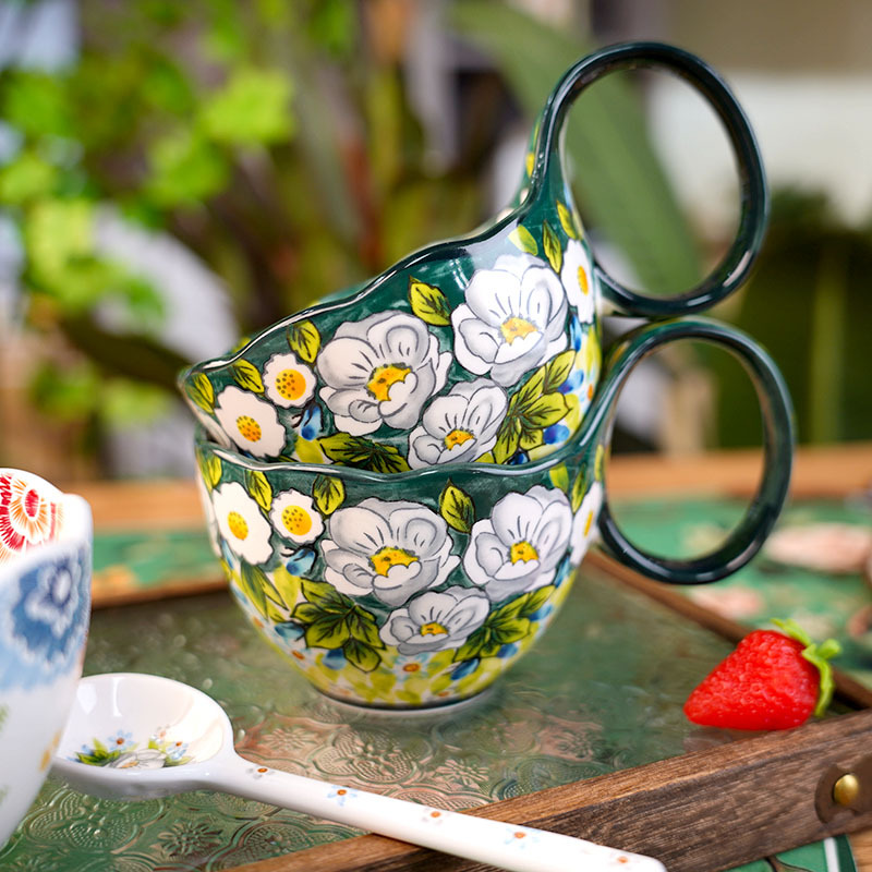 Caneca de cerâmica underglaze  - Coffee Jasmine Tea avaliação e preço