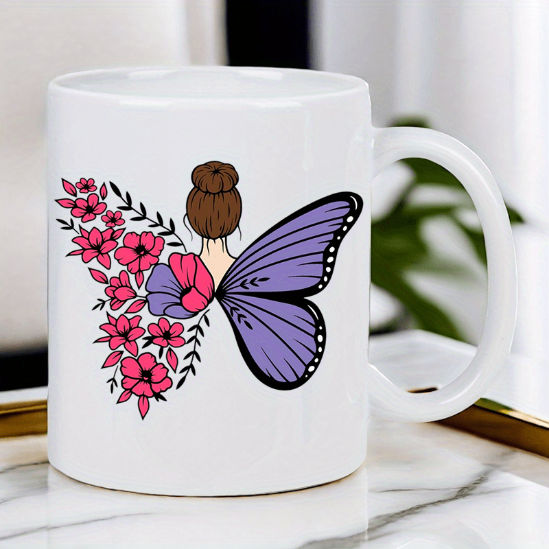 Caneca branca de cerâmica borb - Morning Tea Coffee avaliação e preço