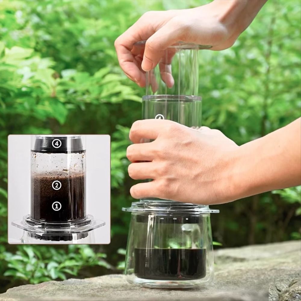 Compartilhar pote portátil cha - French Press Coffee & Tea avaliação e preço