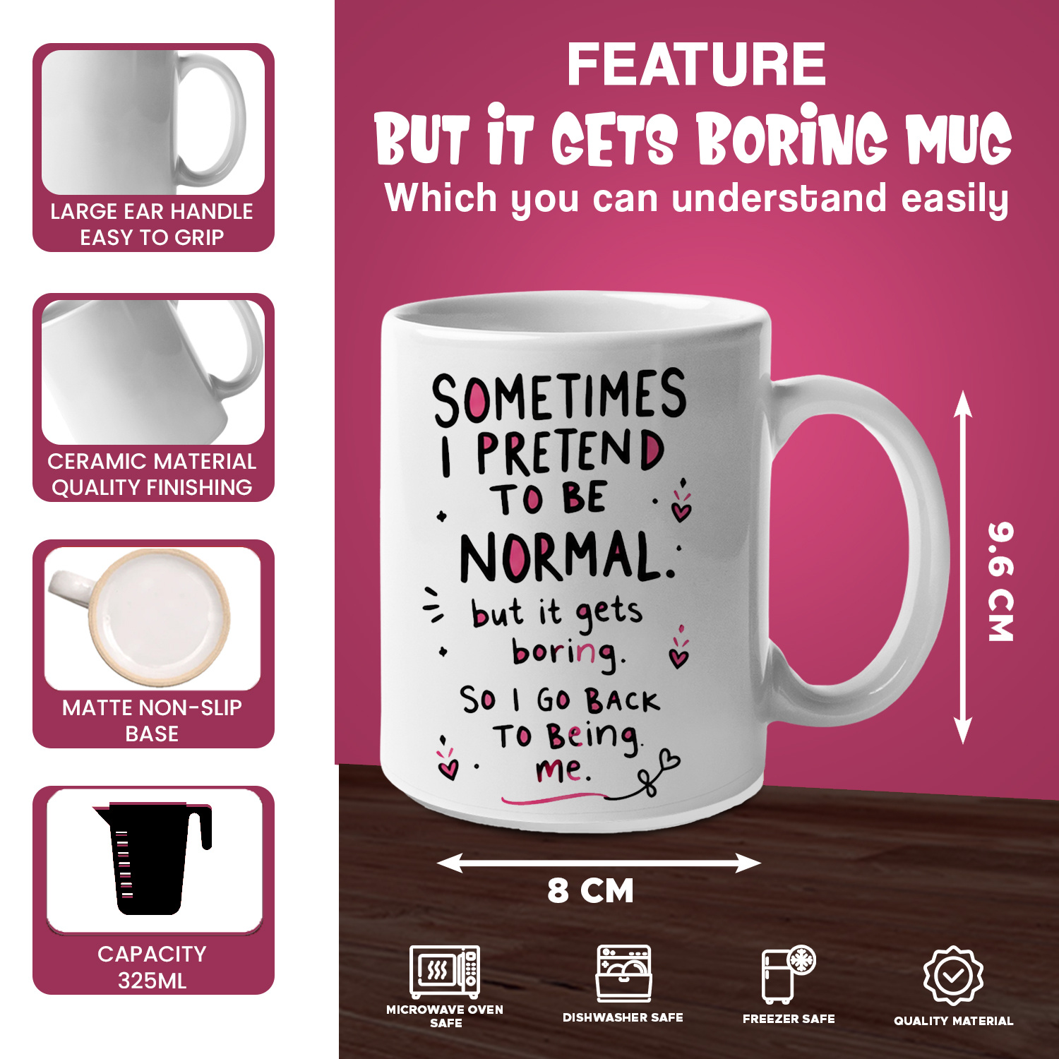 Caneca de Café Engraçada com F - Morning Tea Coffee avaliação e preço
