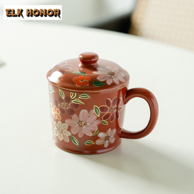 300ml pintado à mão flor de ja - Coffee Jasmine Tea avaliação e preço
