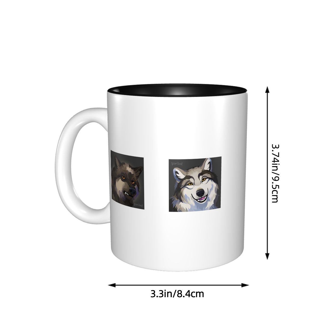 Caneca WolfQuest Morning Face, - Morning Tea Coffee avaliação e preço