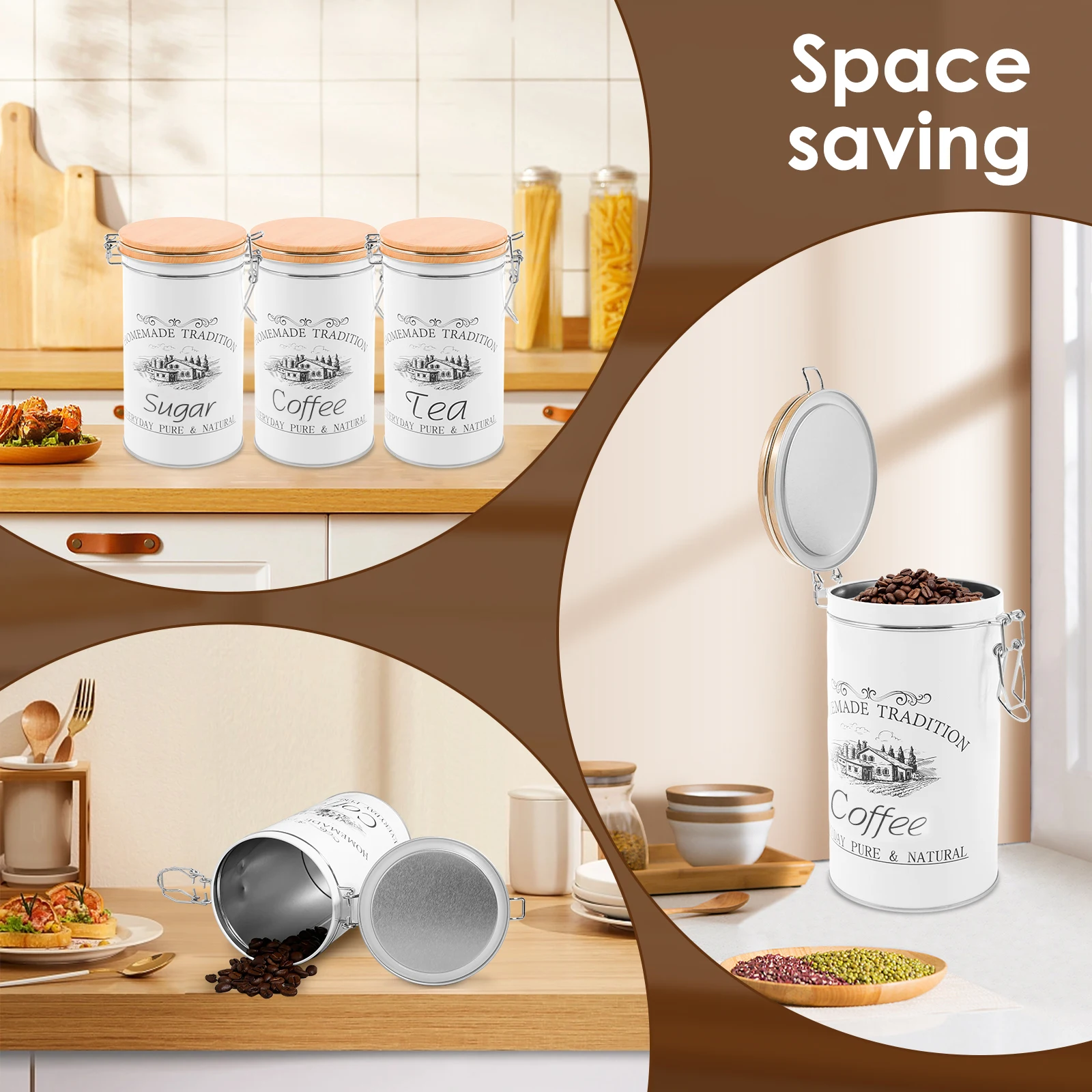 3 pçs/set chá café açúcar vasi - Coffee Tea Sugar Set avaliação e preço