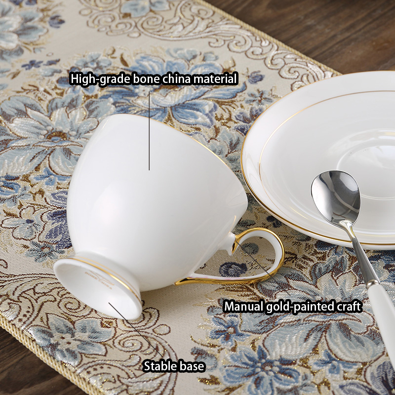 Graça Bone China Conjunto De C - Coffee Tea Sugar Set avaliação e preço