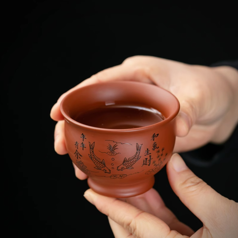 Chinês yixing roxo argila xíca - Coffee Tea Sugar Set avaliação e preço