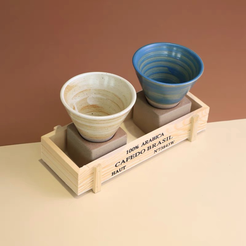 Novo Conjunto de Copos de Coqu - Coffee Tea Drink avaliação e preço