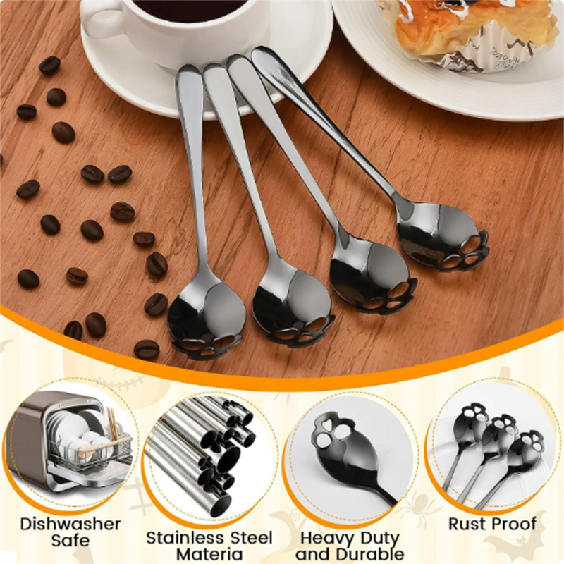 1 pçs colher de café criativo  - Coffee Tea Sugar Set avaliação e preço