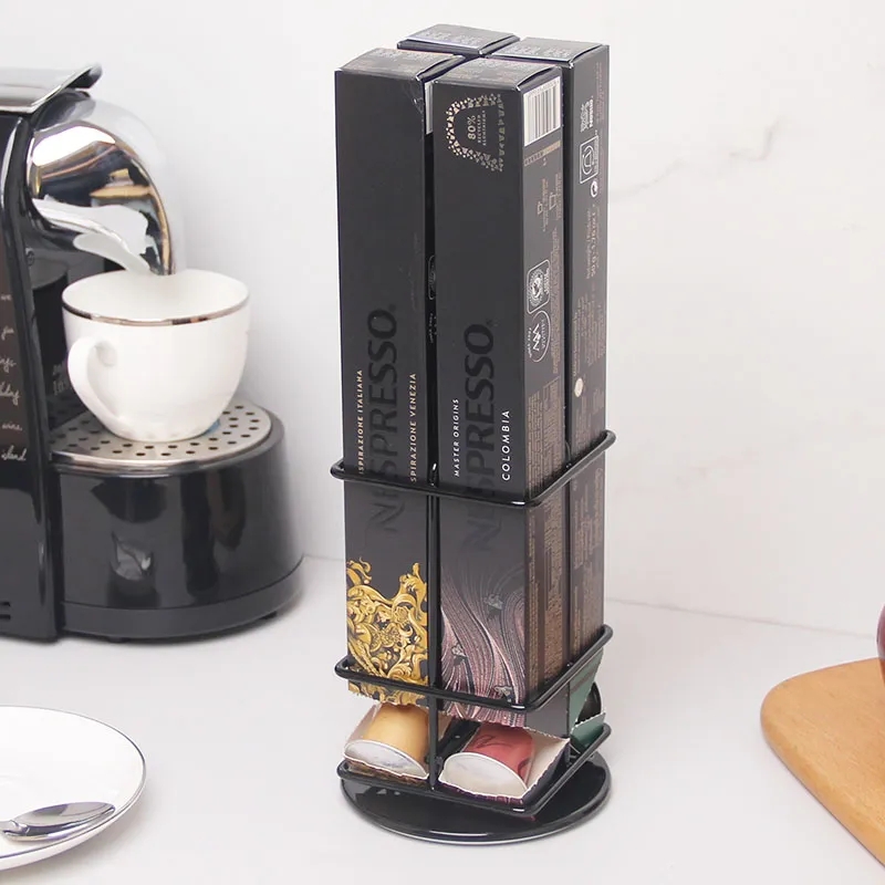 Suporte Giratório de Metal par - Coffee Capsule Holder avaliação e preço