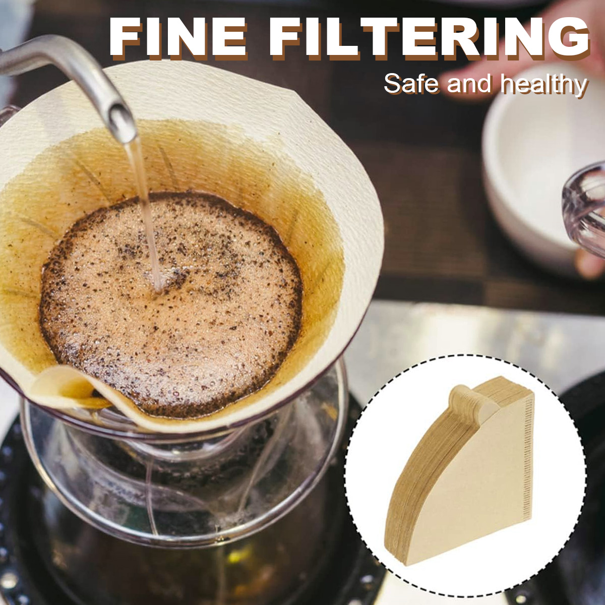 Filtros de Café em Cone de 100 - Coffee Tea Paper Cups avaliação e preço