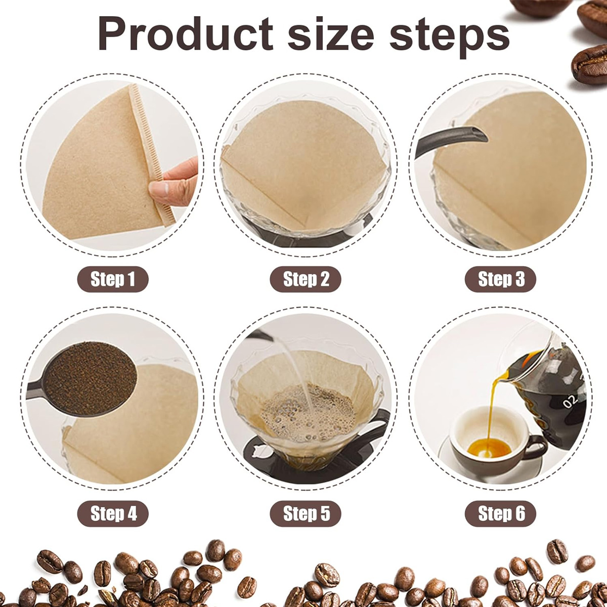 Filtros de Café em Cone de 100 - Coffee Tea Paper Cups avaliação e preço