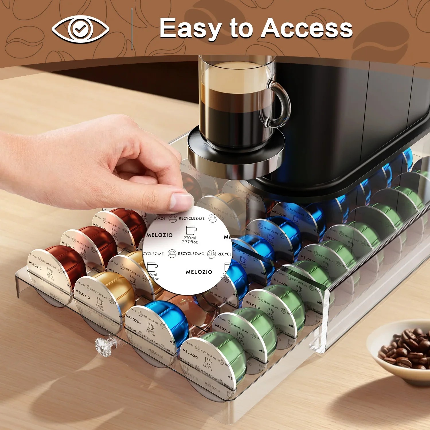 40 pçs cápsula de café pod tit - Coffee Capsule Holder avaliação e preço