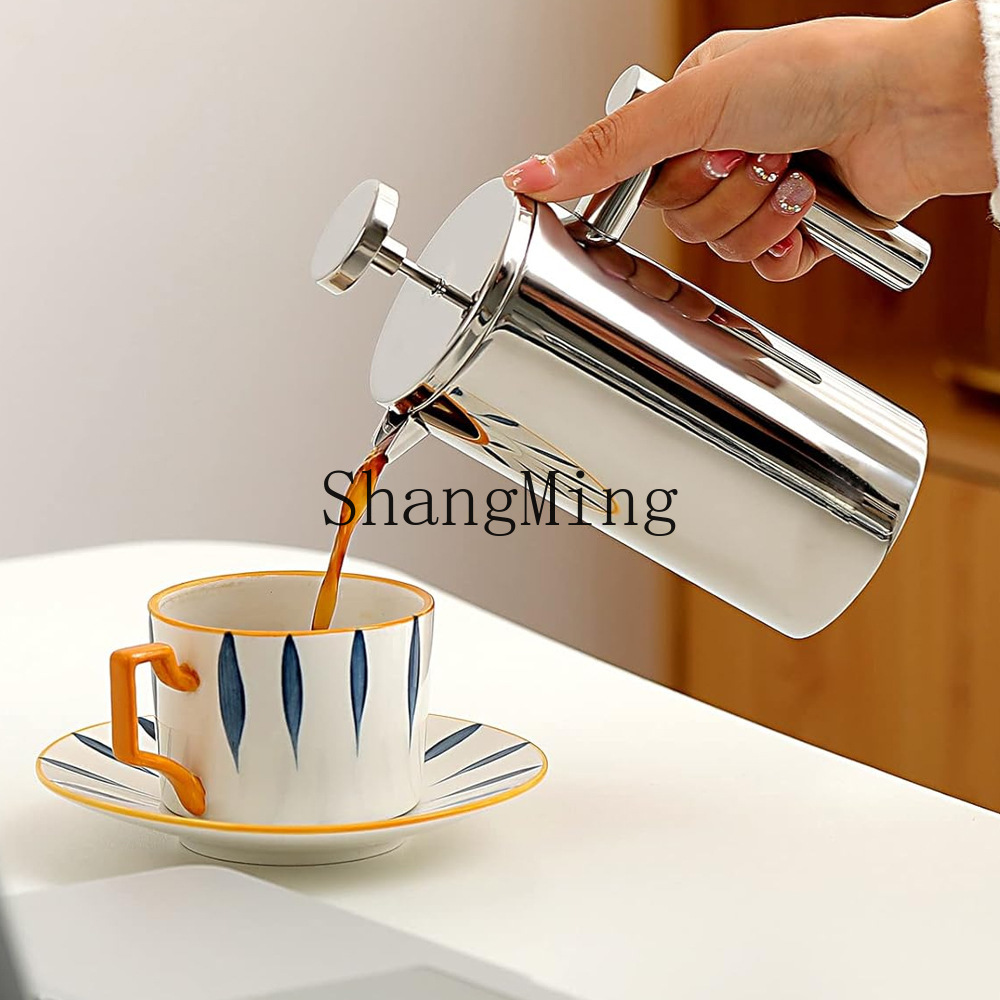 Cafeteira francesa de aço inox - French Press Coffee & Tea avaliação e preço