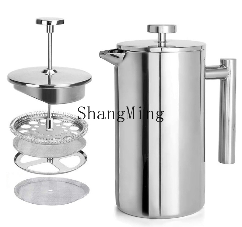 Cafeteira francesa de aço inox - French Press Coffee & Tea avaliação e preço