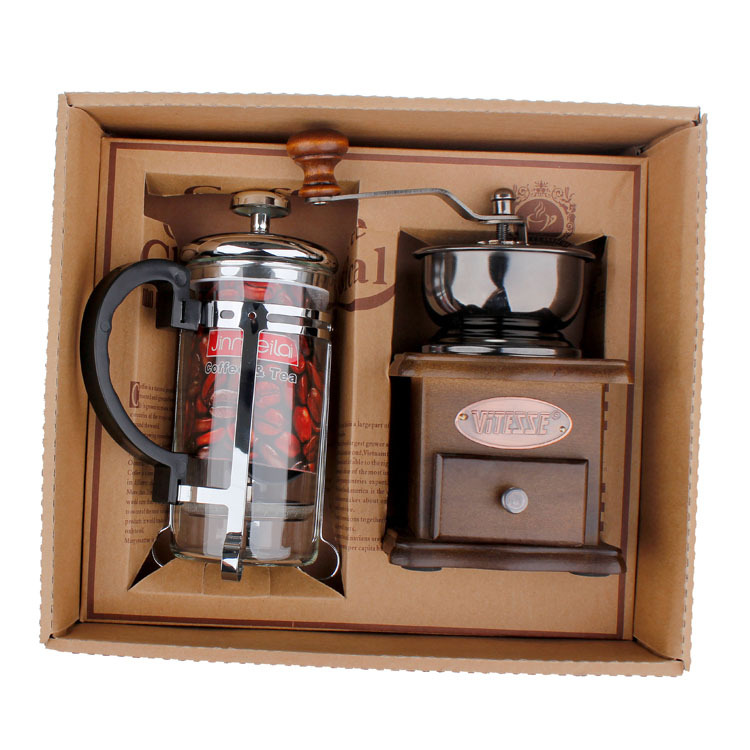 Conjunto de moedor de café par - French Press Coffee & Tea avaliação e preço