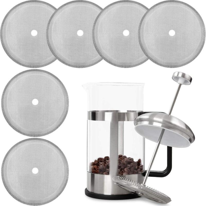 Tela de Filtro de Aço Inoxidáv - French Press Coffee & Tea avaliação e preço