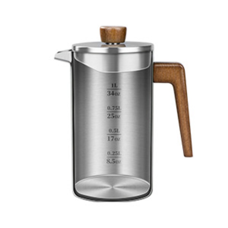 Cafeteira Francesa de Aço Inox - French Press Coffee & Tea avaliação e preço