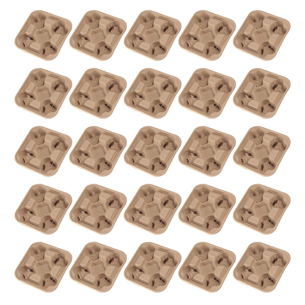 25 Peças Bandeja Porta-Copos d - Coffee Tea Paper Cups avaliação e preço