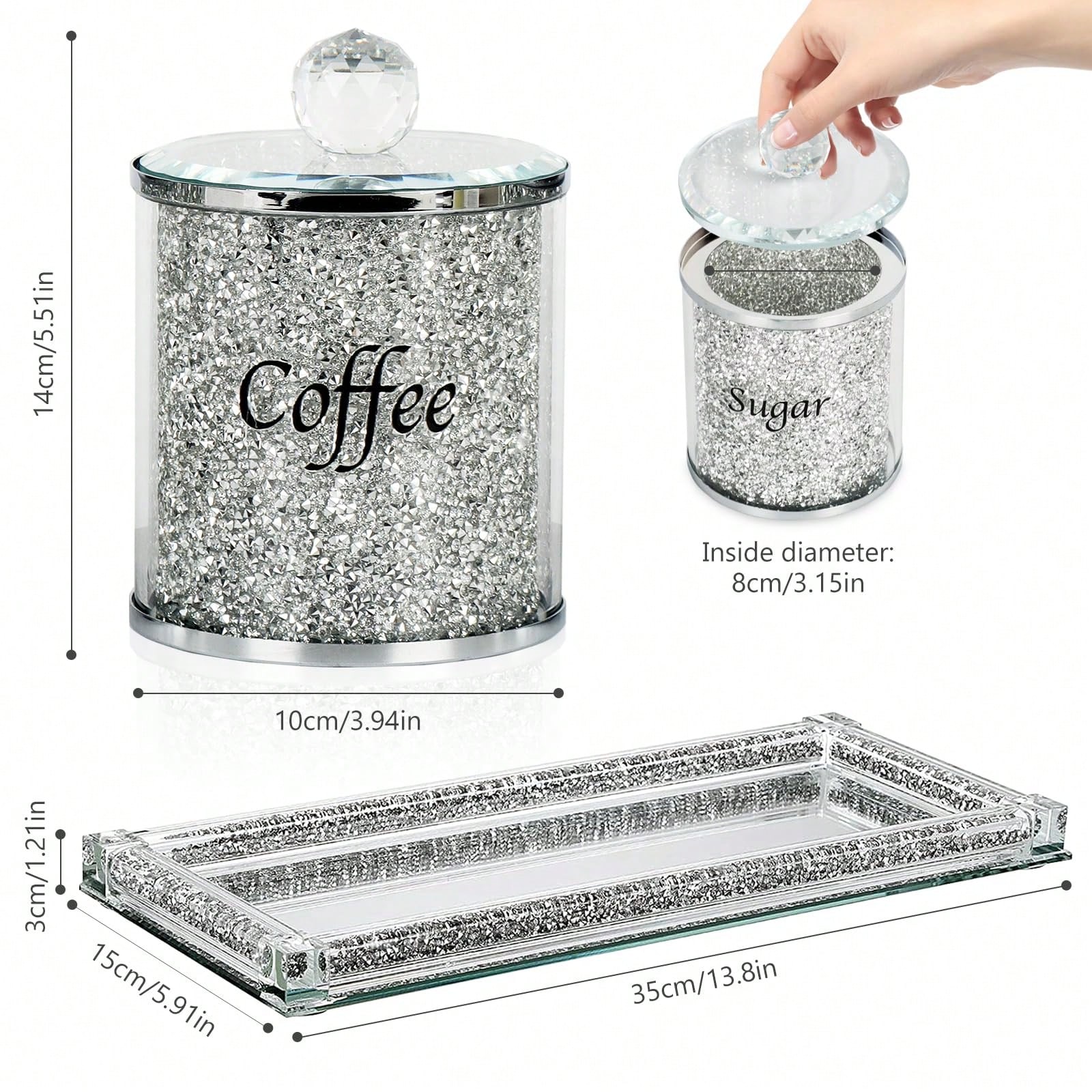 Conjunto de Potes para Café, A - Coffee Tea Sugar Set avaliação e preço