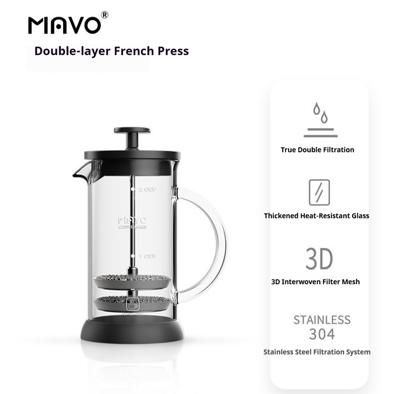 Cafeteira Prensa Francesa MAVO - Coffee And Tea Glass avaliação e preço