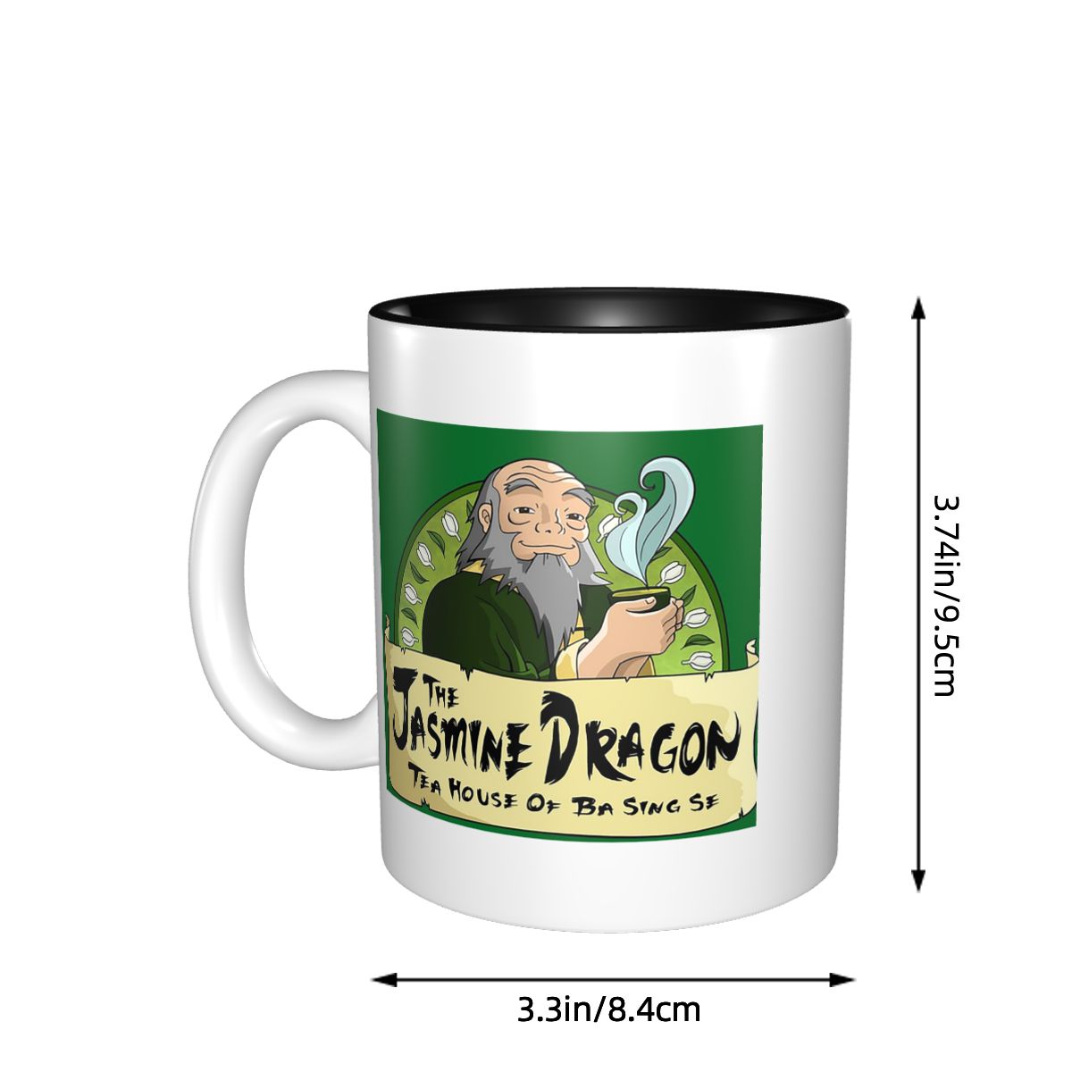 Caneca Engraçada de Cerâmica J - Coffee Jasmine Tea avaliação e preço