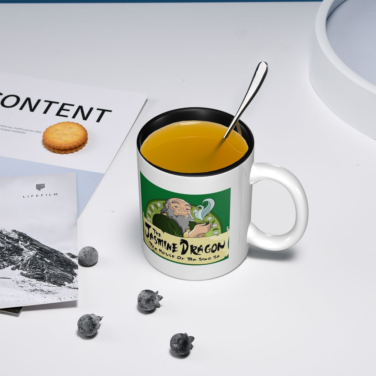 Caneca Engraçada de Cerâmica J - Coffee Jasmine Tea avaliação e preço