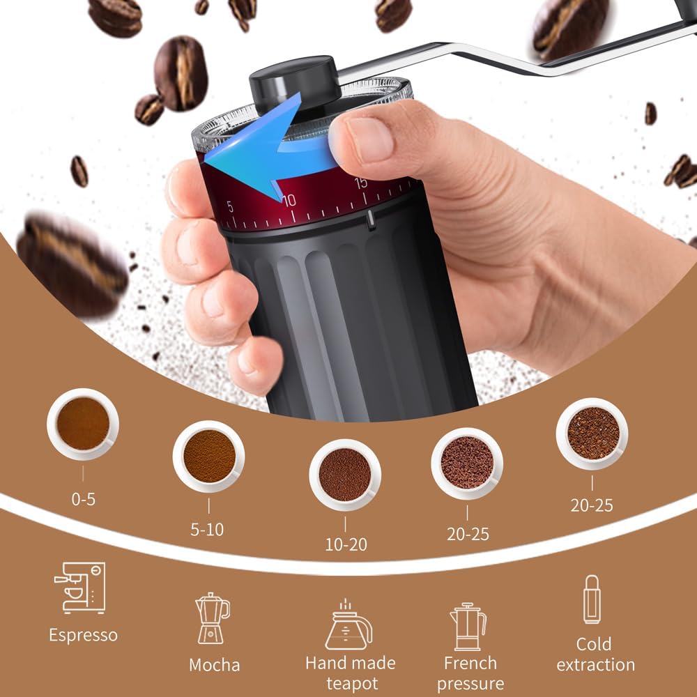 Moedor de café manual com 40 a - French Press Coffee & Tea avaliação e preço