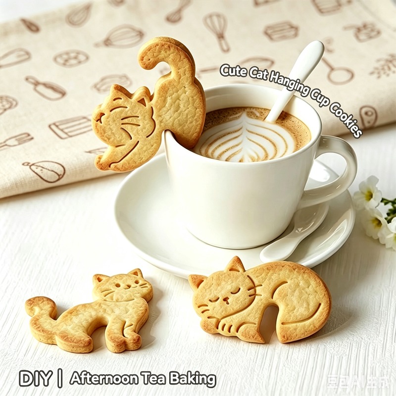 Cortador de Biscoitos de Gato  - Coffee Tea Essentials avaliação e preço