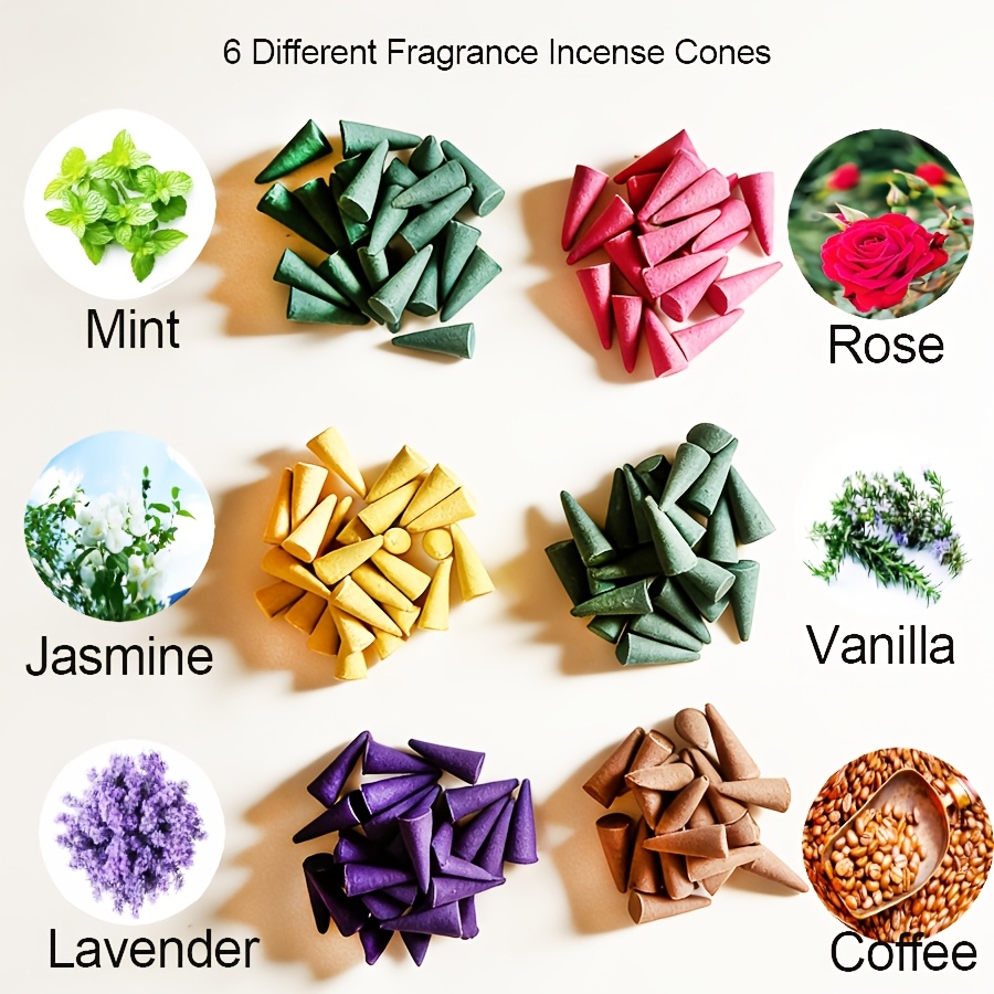 200G/Aprox. 222 Cones de Incen - Coffee Jasmine Tea avaliação e preço