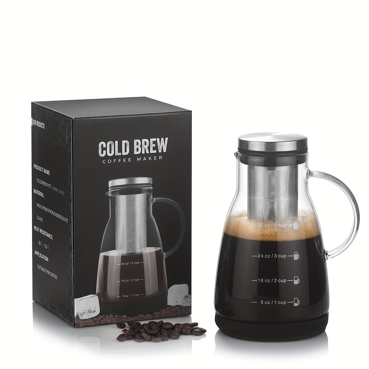 Jarra de Vidro Clássica de 24o - Coffee And Tea Glass avaliação e preço