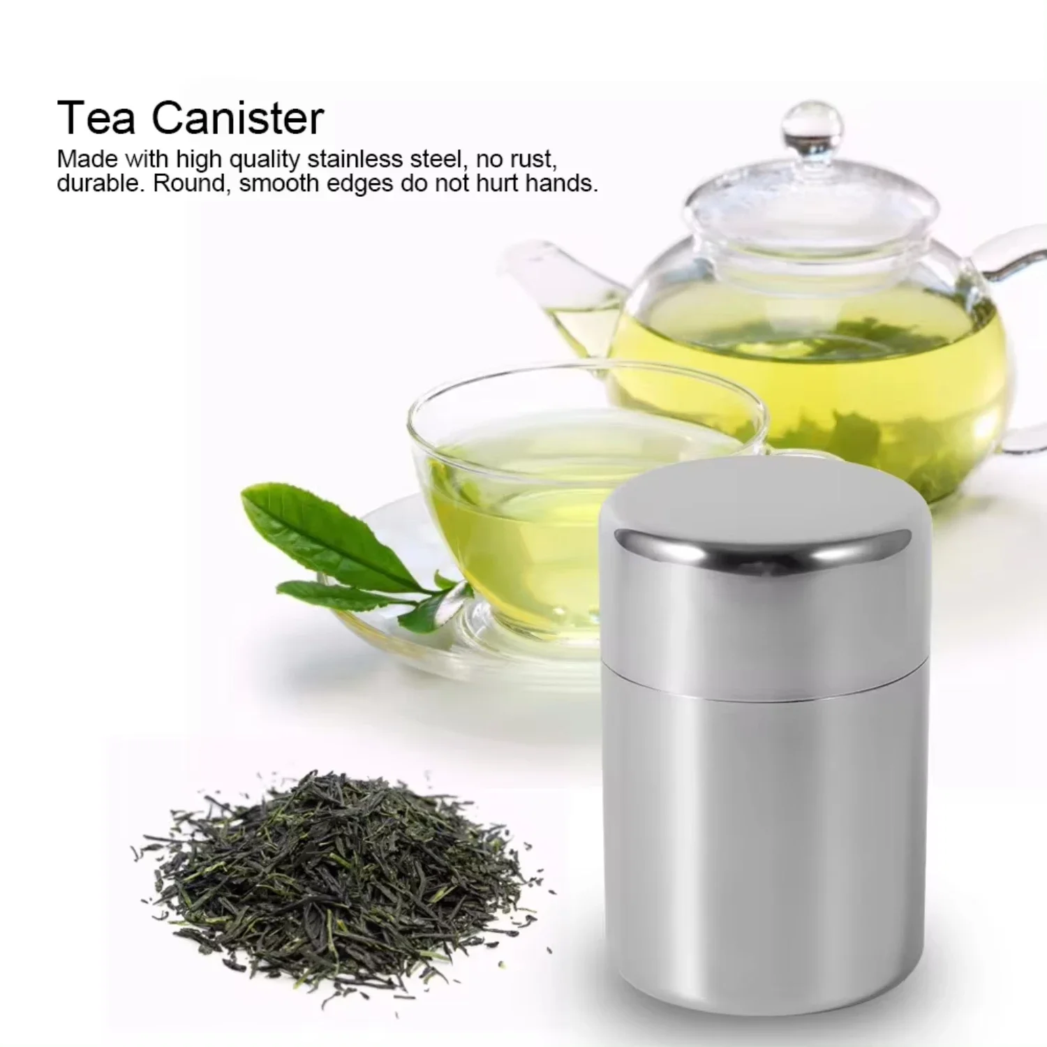Latas de folhas de chá de aço  - Coffee Tea Sugar Set avaliação e preço