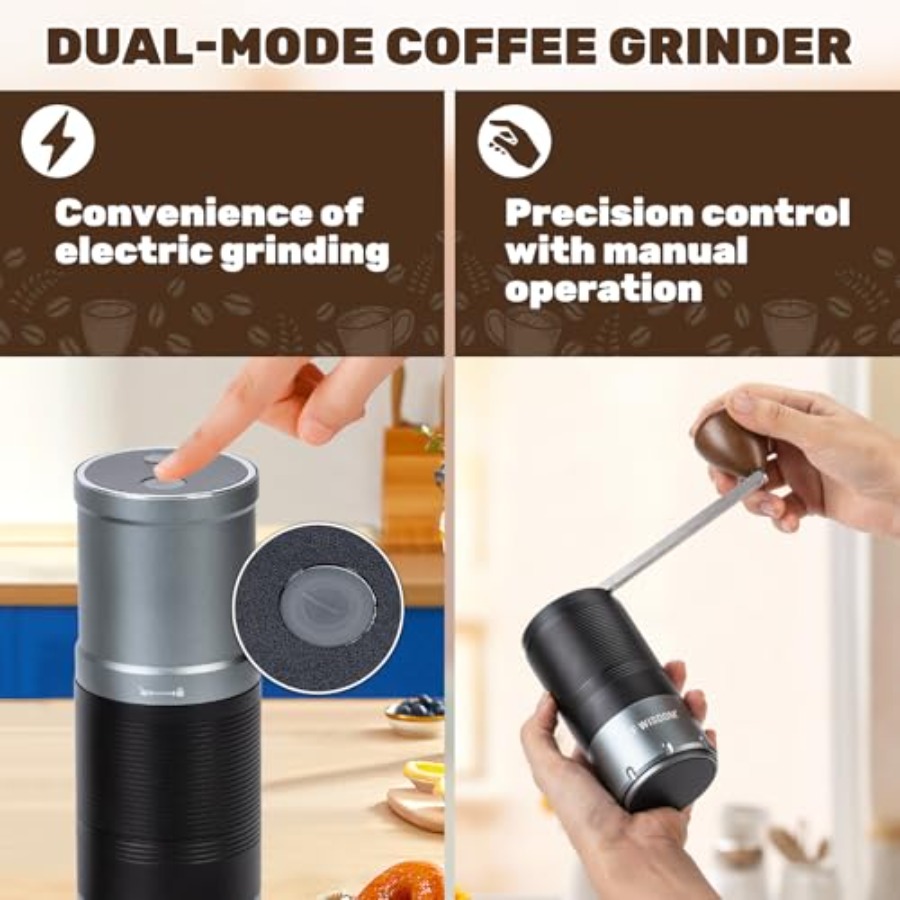 Moedor de café elétrico e manu - French Press Coffee & Tea avaliação e preço