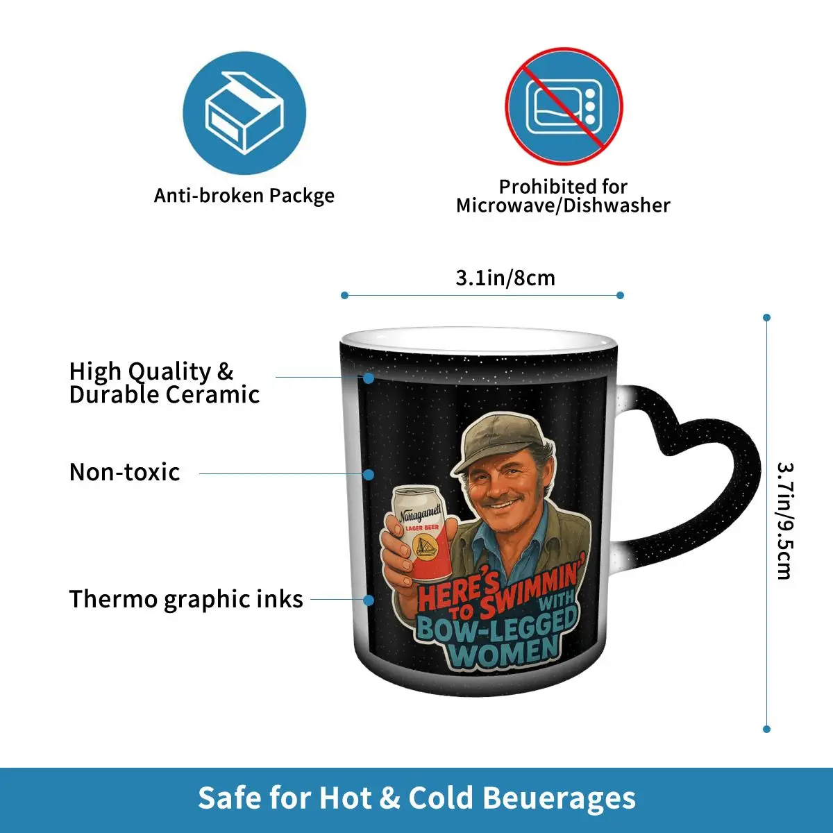 Caneca de Cerâmica Engraçada c - Coffee And Tea Quotes Funny avaliação e preço