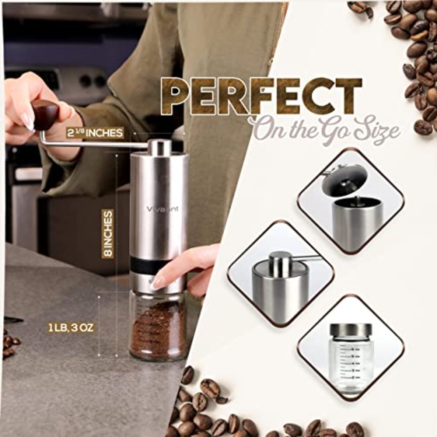 Moedor de café manual para uso - French Press Coffee & Tea avaliação e preço