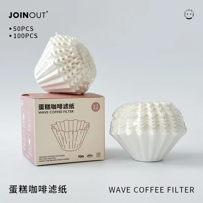 50/100 pces filtros de café fe - Coffee Tea Paper Cups avaliação e preço